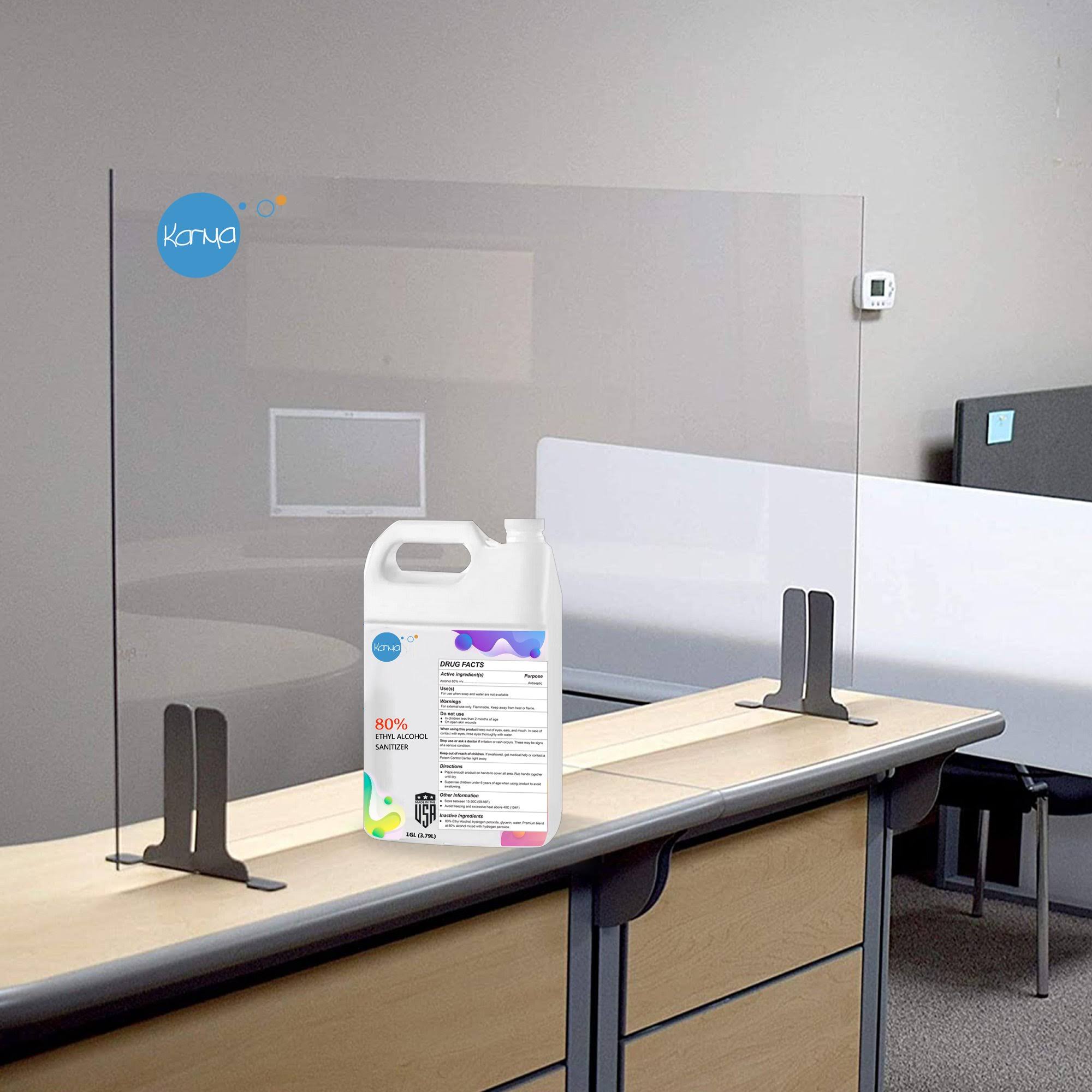 Karma Bulk Liquid Refill Hand Sanitizer - 4 Pack of 1 Gallon