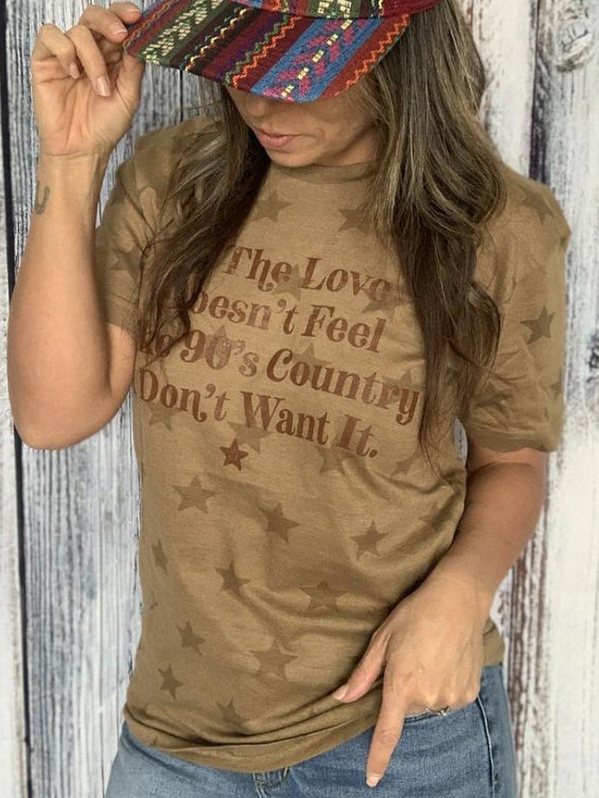 Letter Casual Jersey Shirts & Tops