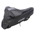 Weatherproof Motorcycle Cover w/ Built-in Solar Charger for Outdoor Storage / M