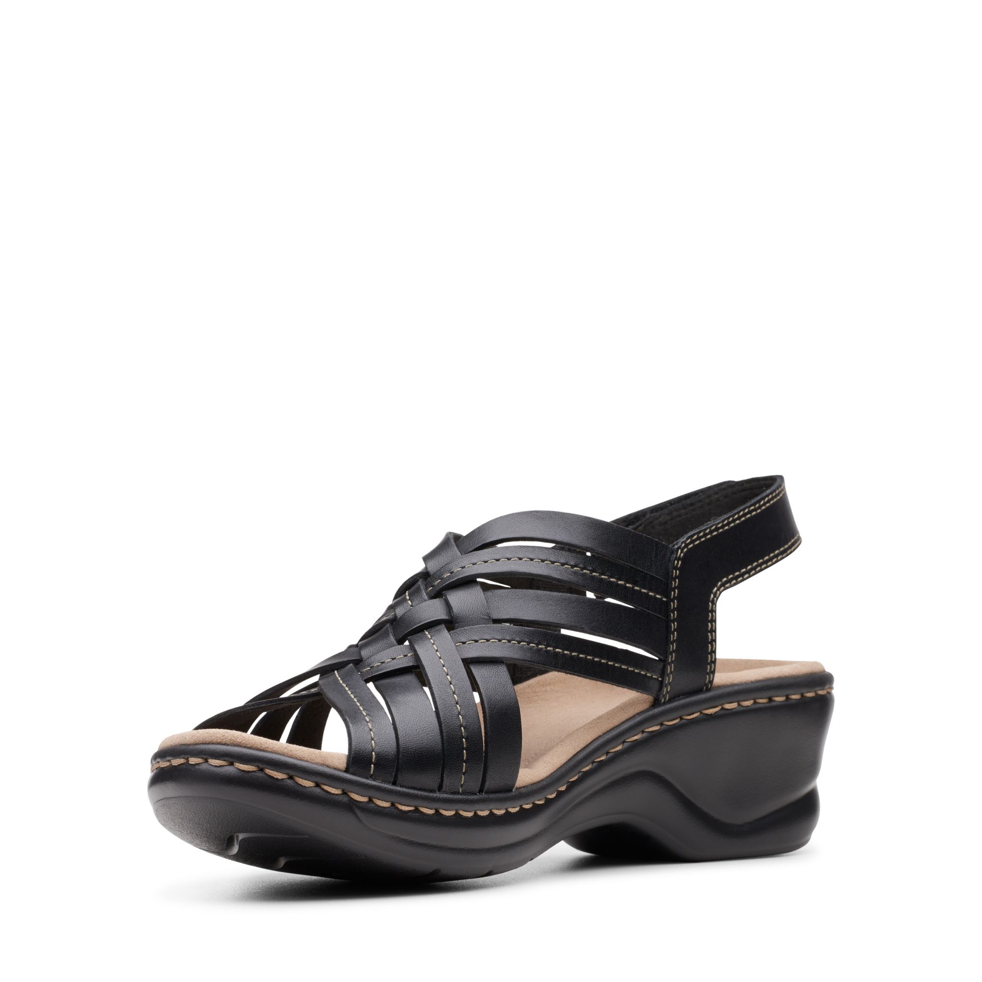 Women Sandals Lexi Carmen Black Leather