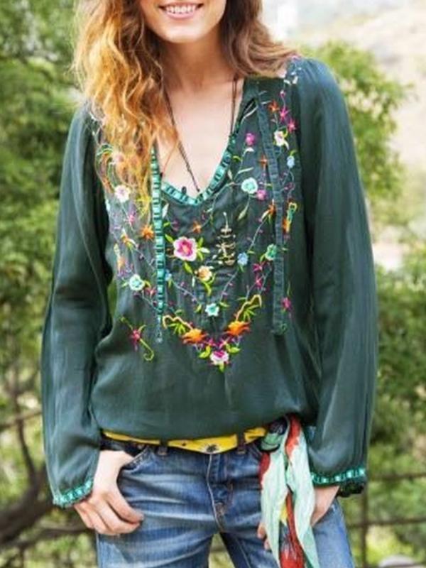 Long Sleeve Casual Shirts & Tops