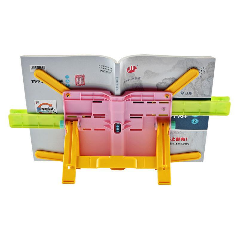 多功能儿童阅读架 可伸缩看书架学生文具批发写字坐姿纠正夹书器