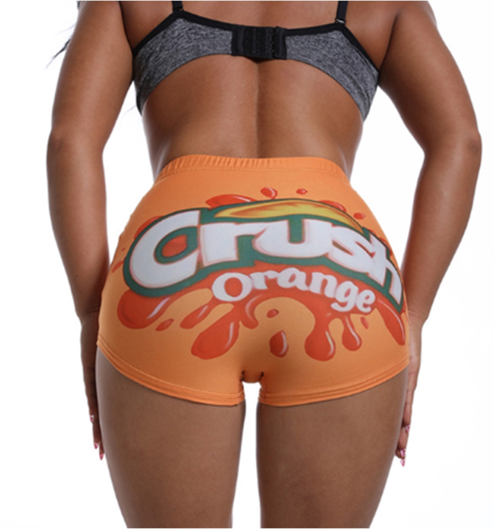 Summer Sexy High Waist Print Jogger Shorts