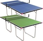 3/4 Size Table Tennis Table with Sturdy Frame and Net for Game Room