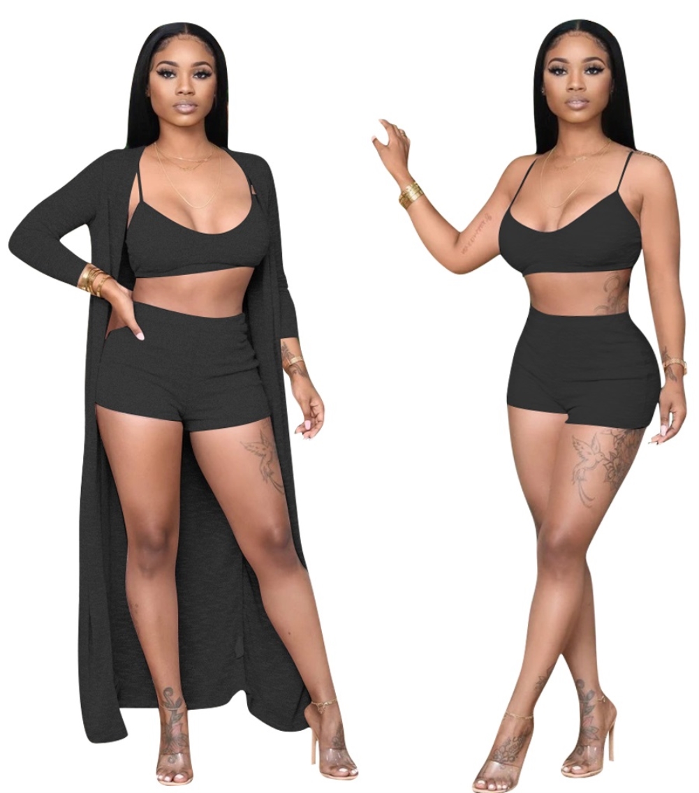 Autumn Two Piece Shorts Set with Matching Overalls