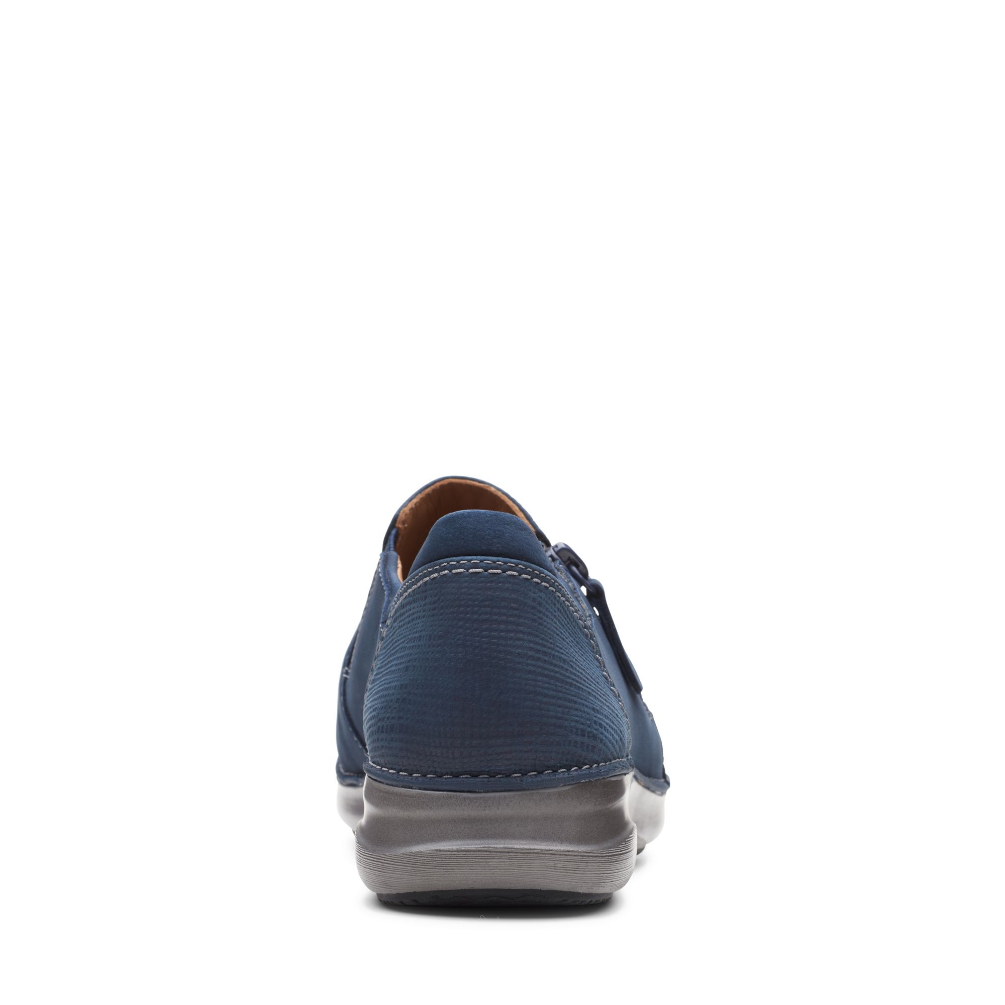 Women Appley Zip Navy Nubuck