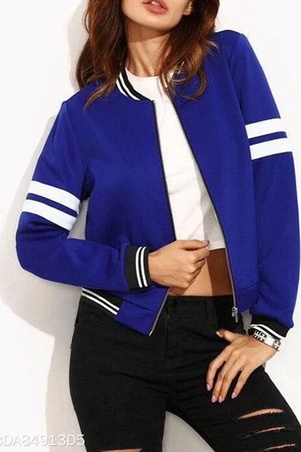 Fashion Solid Color Short Jacket