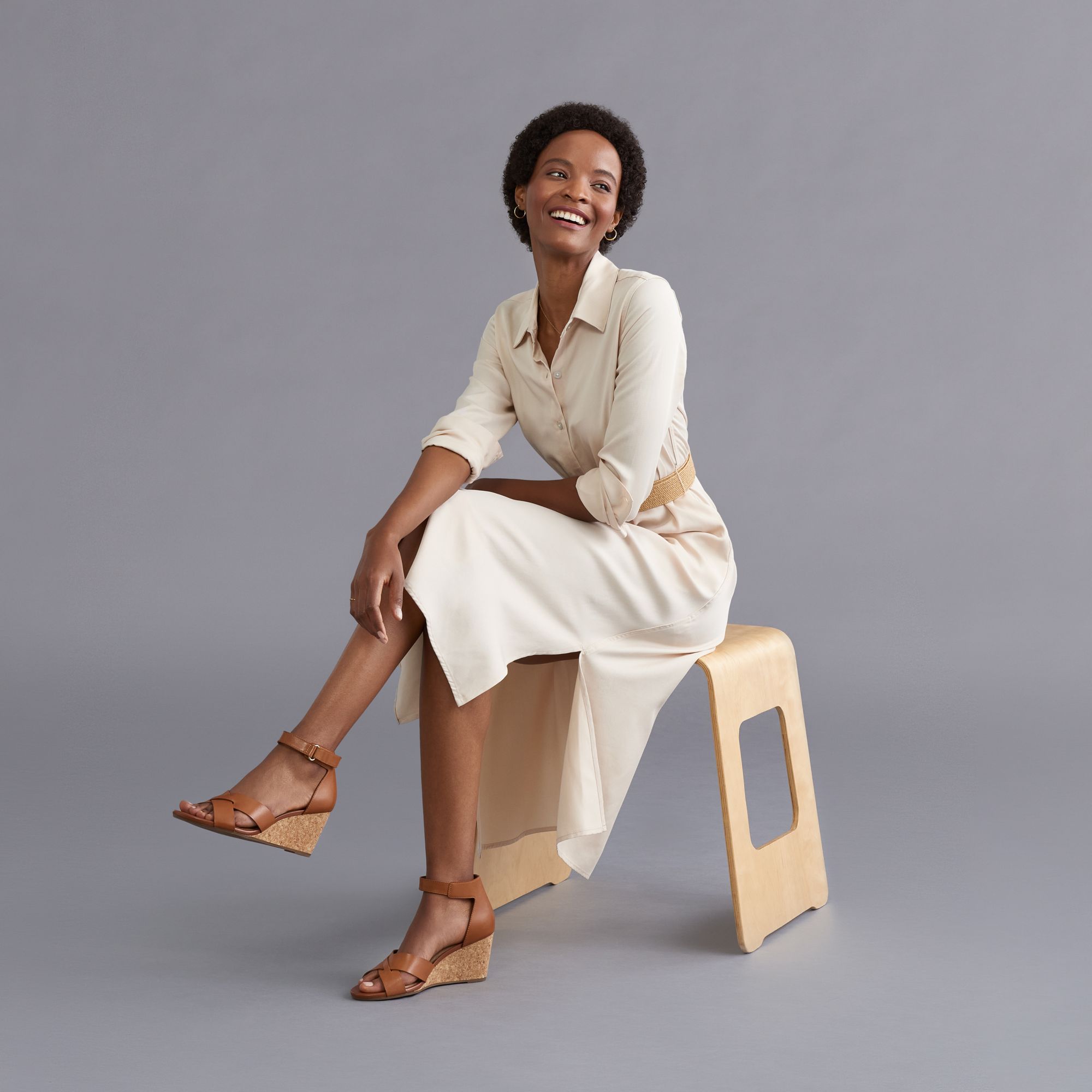 Women Sandals Margee Gracie Tan Leather