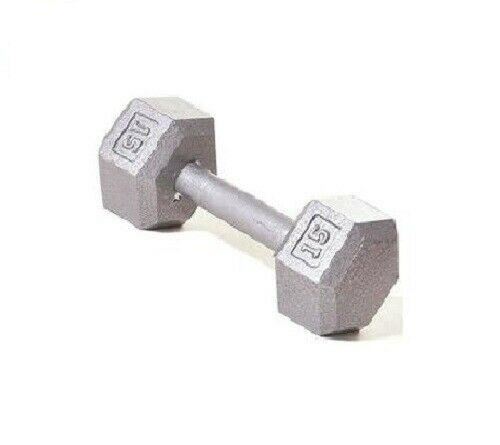 15 �C 85 lb Champion Barbell Solid Hex Dumbbell �C Free FedEx shipping