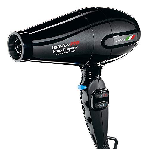 Nano Titanium Portofino Full-Size Dryer, Black