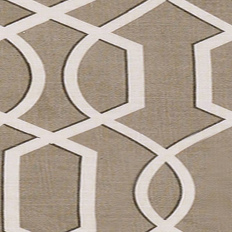 Imperial Trellis Curtain Tab Top Blackout Lining Drape Panel BQ66270