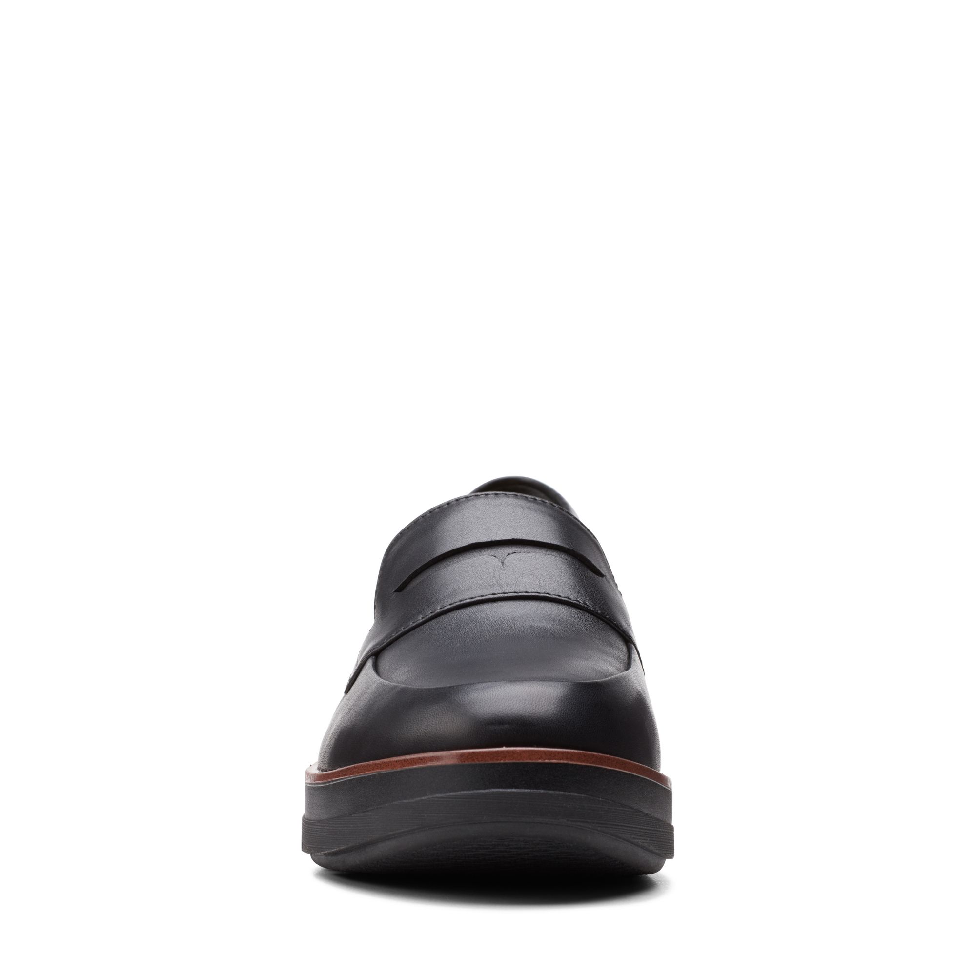 Women Shaylin Step Black Leather