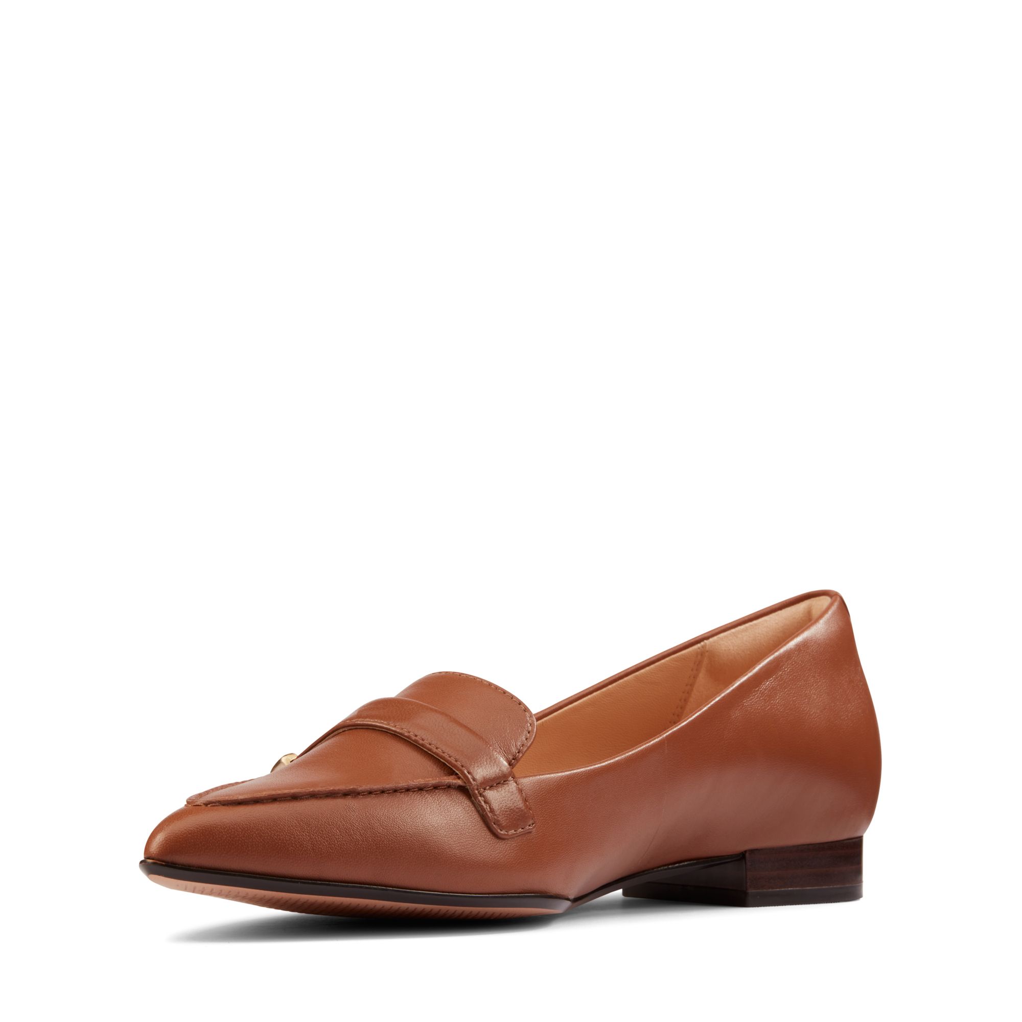 Women Laina 15 Buckle Dark Tan Lea