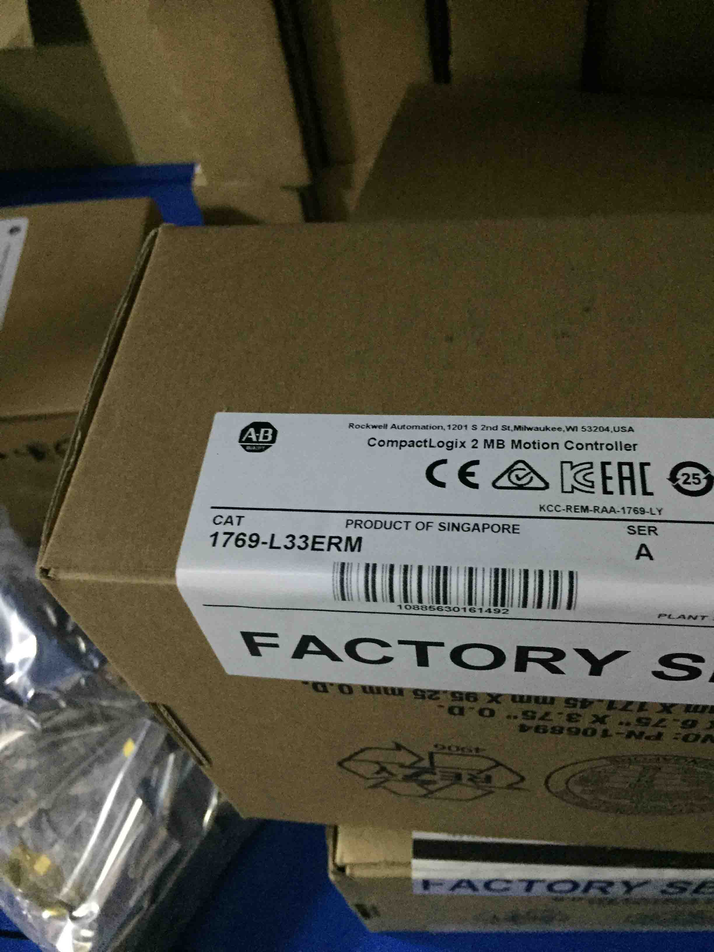 1769-L33-ERM Allen Bradley Original Brandy New Factory Sealed