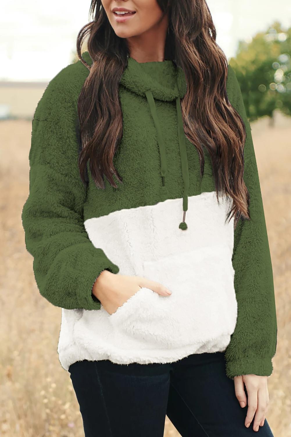 Green Two Side Story Sweatshirt