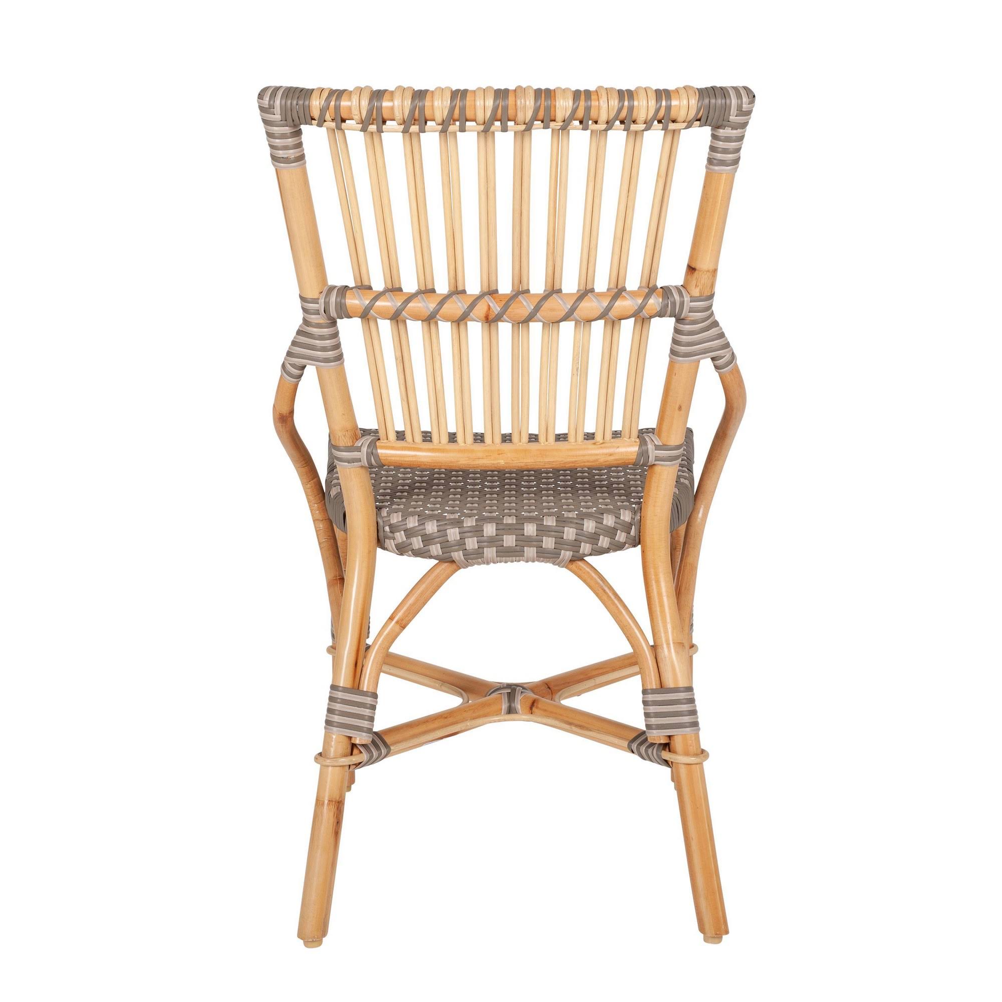 Raina Bistro Chair Gray/Natural - East at Main