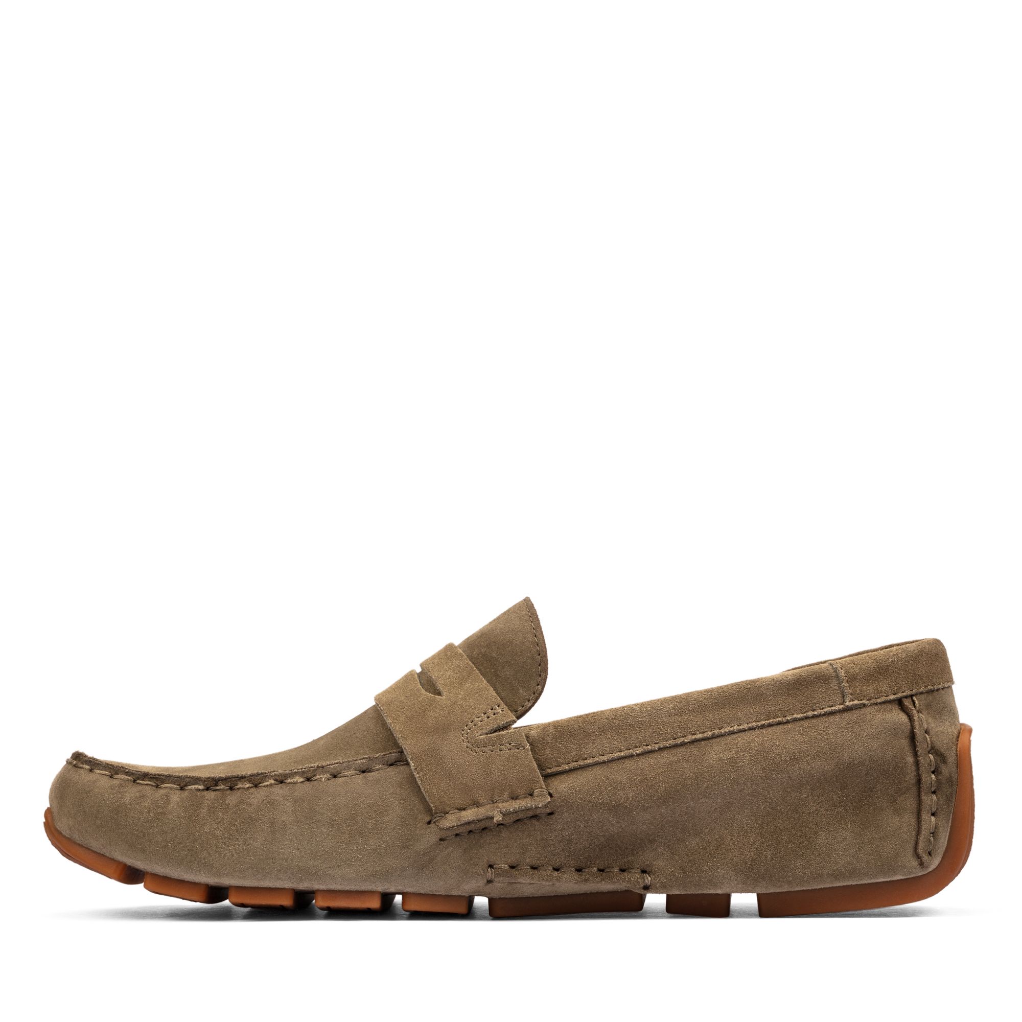 Men oswick-penny-olive-suede