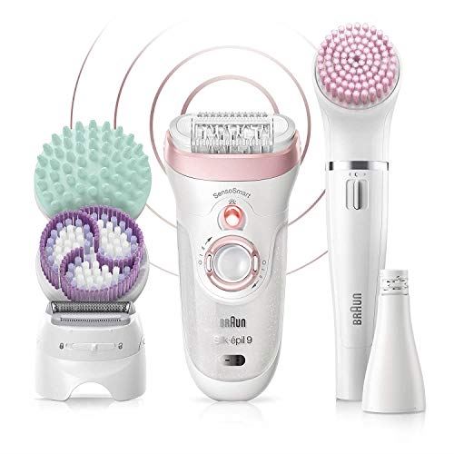 Hair Removal for Women, Shaver, Cordless, Rechargeable, Wet & Dry, Facial