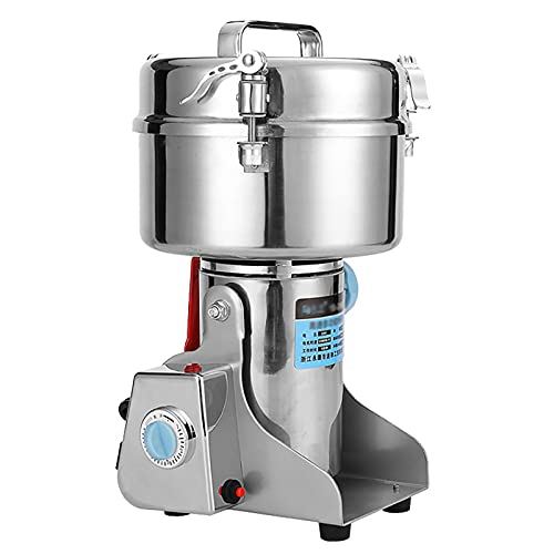 CLIng 2000g Electric Grain Mill Grinder Pulverizer High Speed Stainless Steel Grinder Food Herb Grinding Machine Swing Type