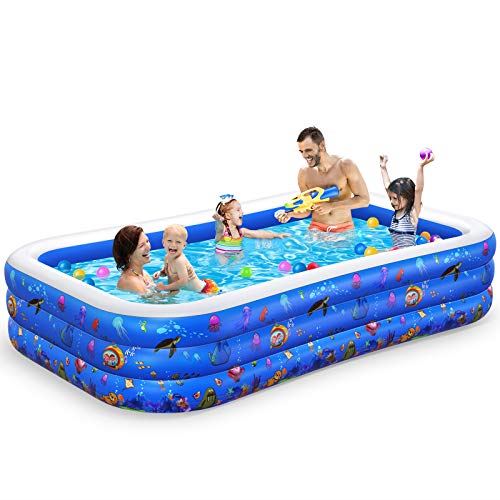 120��� X 72��� X 22��� Above Ground Backyard Swimming Pool for Kids&Adults Water Party