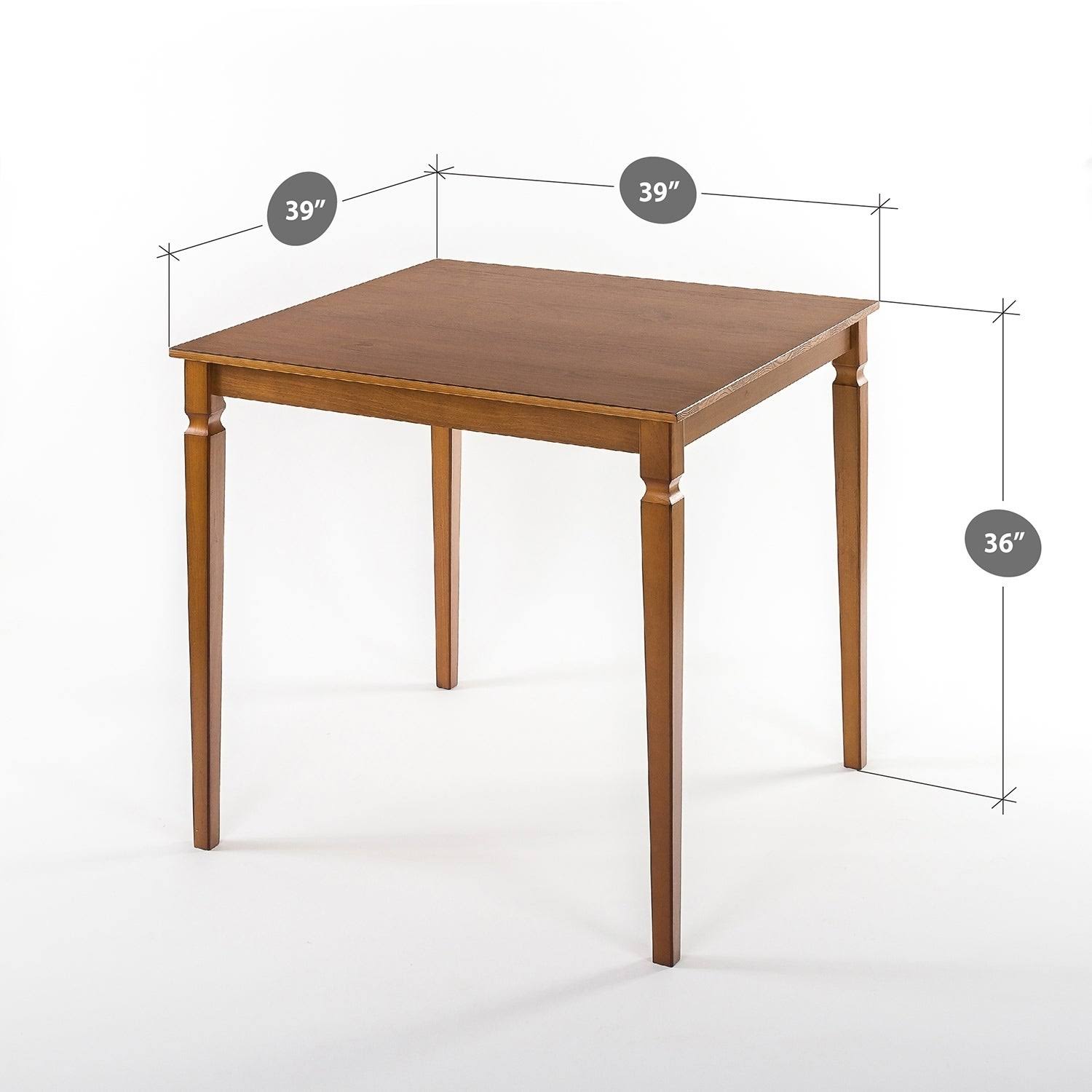 Priage Counter Height Square Wood Dining Table