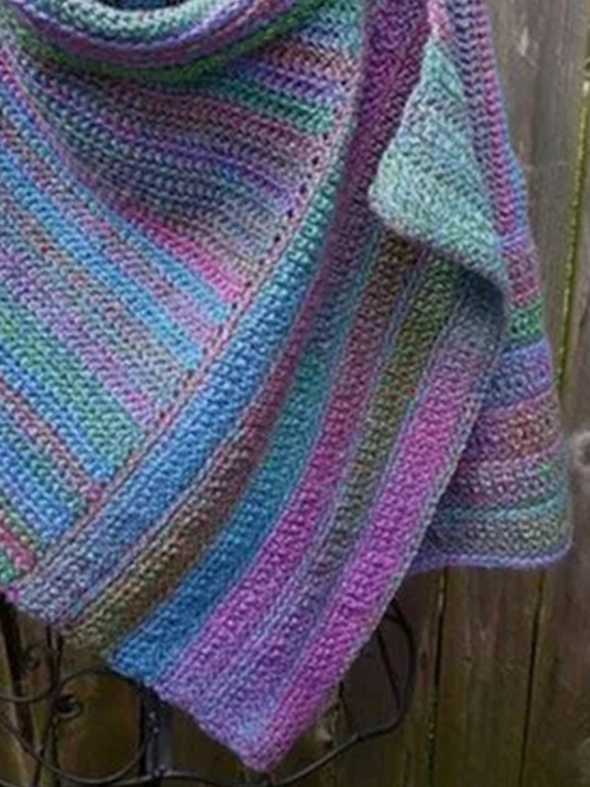 Blue Purple Shift Ombre/tie-Dye Holiday Scarves & Shawls