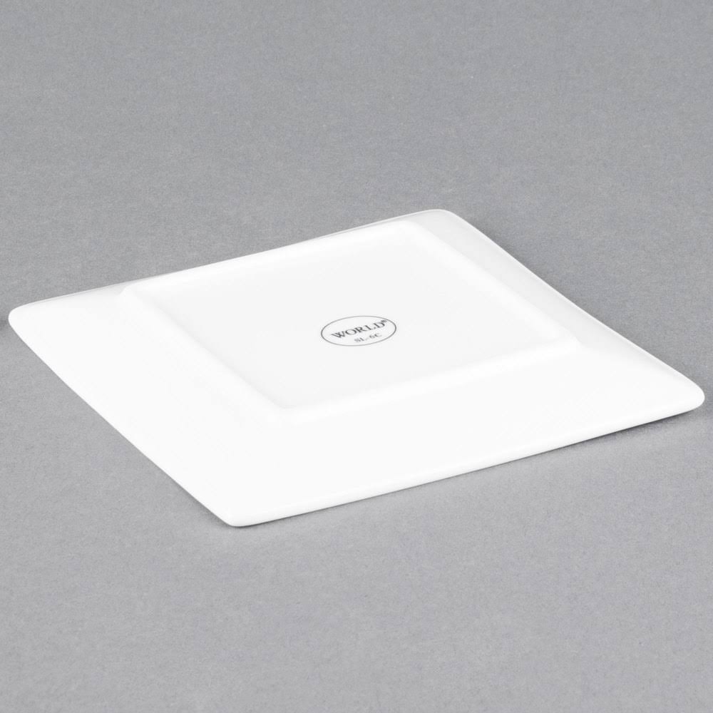 World Tableware SL-6C - Slate 6-1/4x22 Square PLATE, Coupe