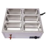 Electric Food Warmer, 850W Stainless Steel Bain Marie Buffet