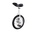 Outdoor Large Wheel Unicycle with Fat Tire, Adjustable Saddle