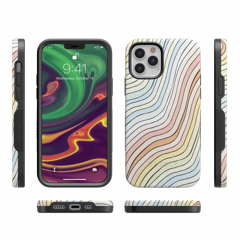 Ride The Wave | Pastel Rainbow Lined Case