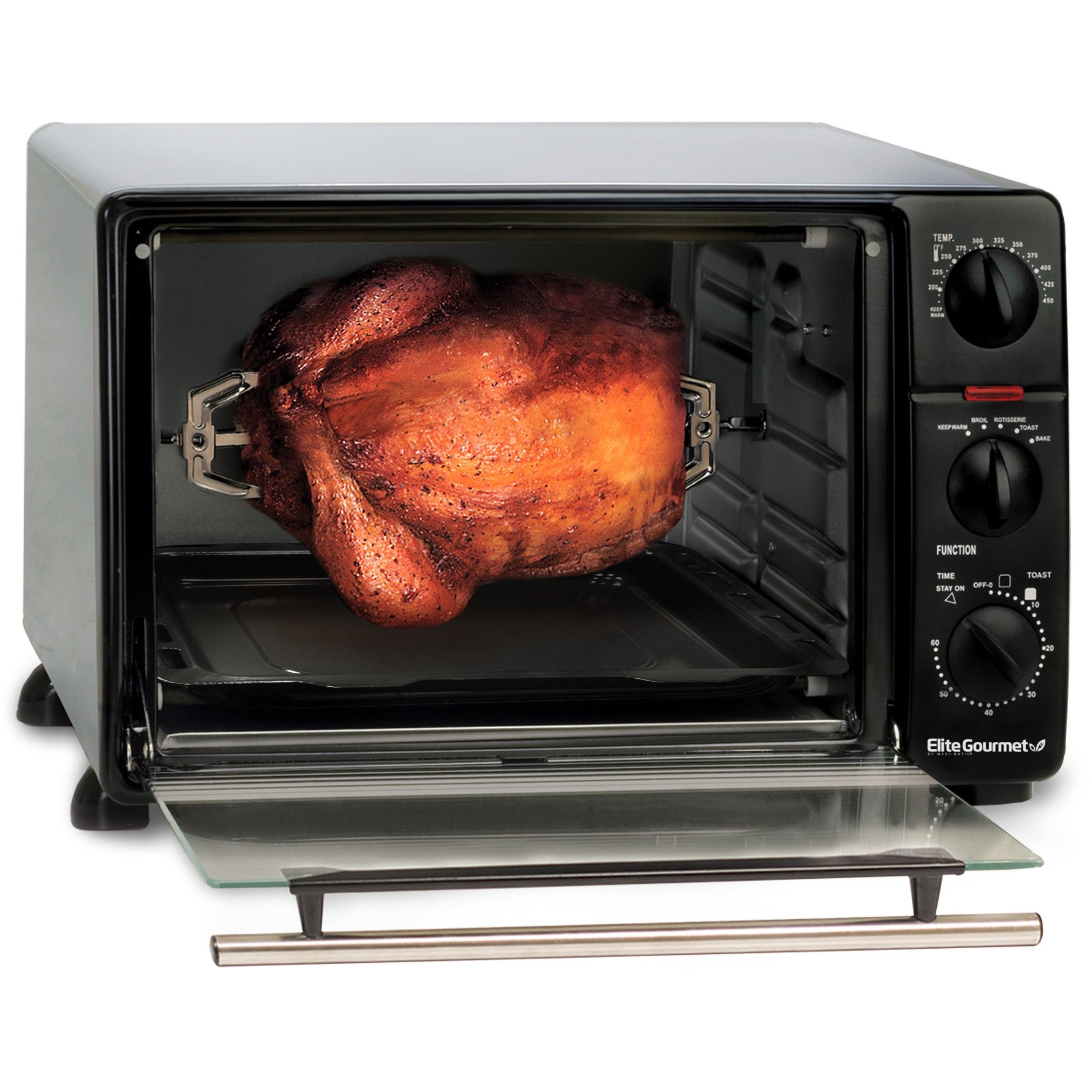 23L Countertop XL Rotisserie Toaster Oven, 6-Slice