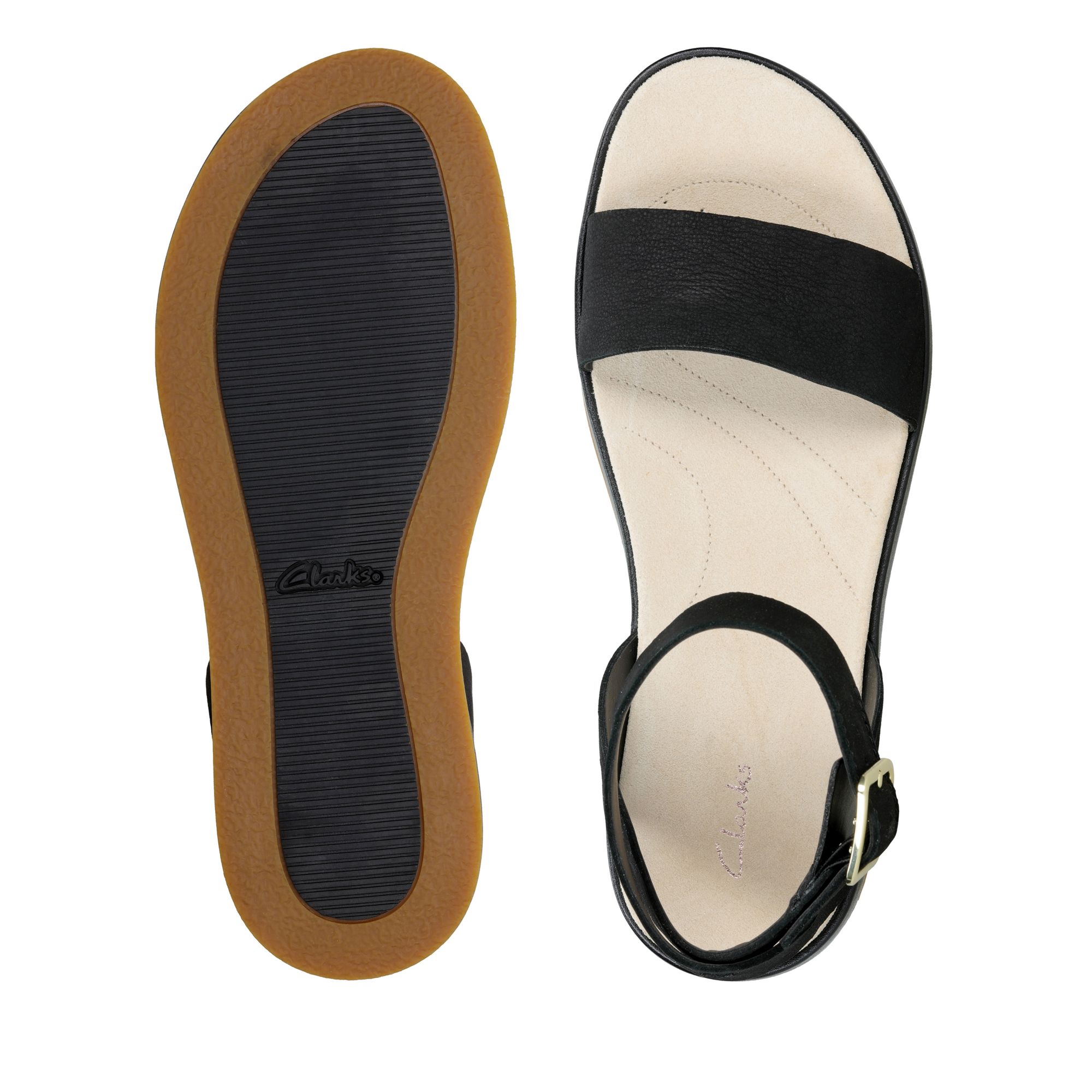 Women Sandals Botanic Ivy Black Nubuck
