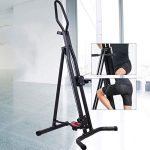 MOORRLII Vertical Climber Stepper Fitness, Sport Resistance Movement for Climbing,Fixed Height, Thick Material- Black