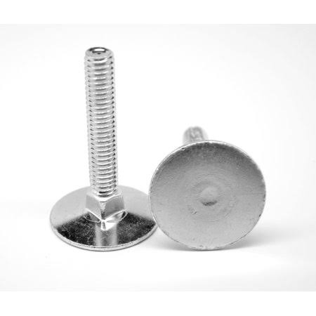 1/4 inch-20 x 3/4 inch (FT) Coarse Thread Grade 2 Elevator Bolt Low Carbon Steel Zinc Plated Pk 100