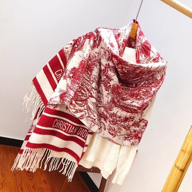 Autumn Winter Female Scarves Ladies Tourism Ring Wrap Pashmina