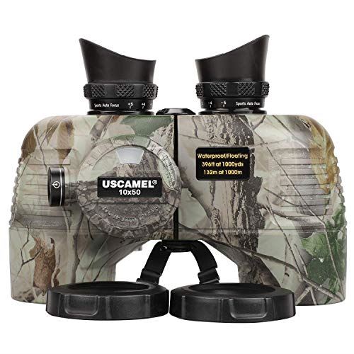 Marine Binoculars with Compass and Rangefinder for Adults �?Waterproof