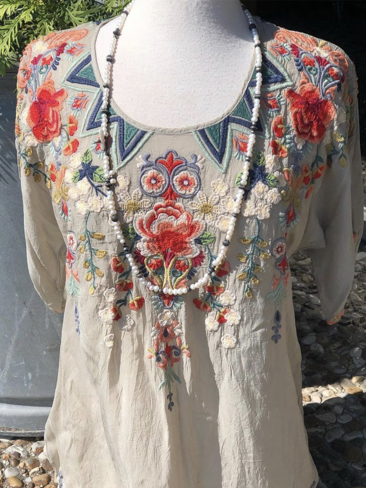 Romantic Wedding Blooming Crew Neck Shirts & Tops