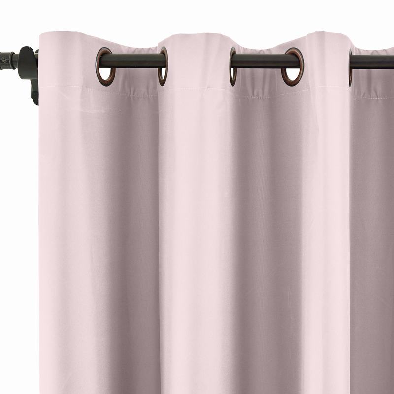 100% Blackout Curtain Grommet Drapery Foam Coated Curtain Saba