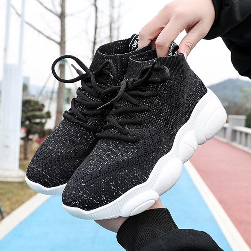 Elastic Cloth All Season Platform Sneaker