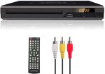 Compact DVD Player for TV, LONPOO Region Free DVD CD Discs Player, White