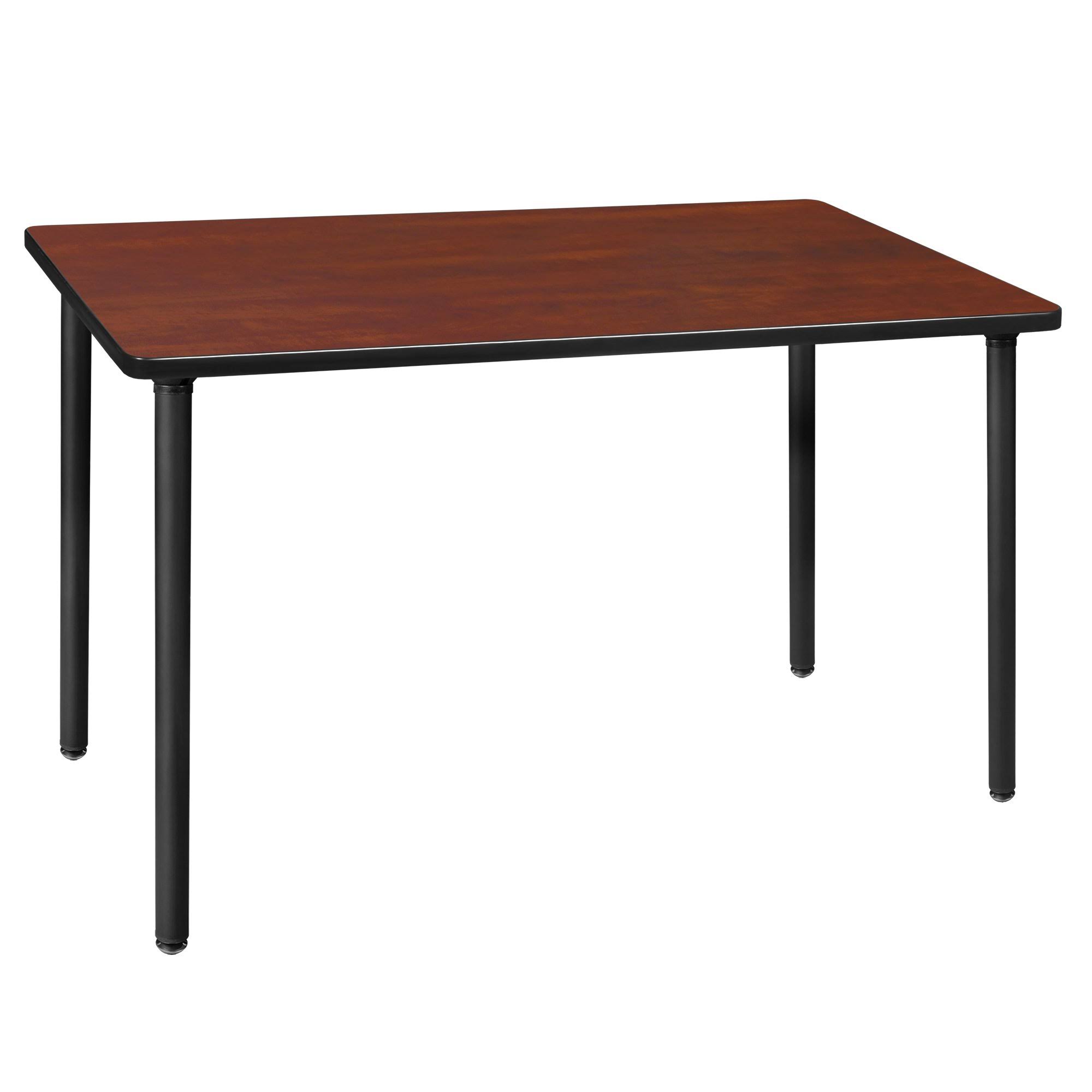 Regency 48x22 x 24x22 Kee Folding Training Table- Cherry/ Black