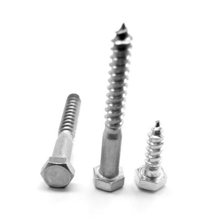 5/8 inch-5 x 11 inch Hex Lag Screw Low Carbon Steel Zinc Plated Pk 5
