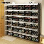 Modular Shoe Rack Hallway Space-saving Shoe Organizer Large Capacity Shoes Boots Storage Closet