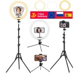 Selfie Ring Light With Tripod Photography Lighting Round Flash Ring Lamp Ring light for Tik Tok Youtube Video