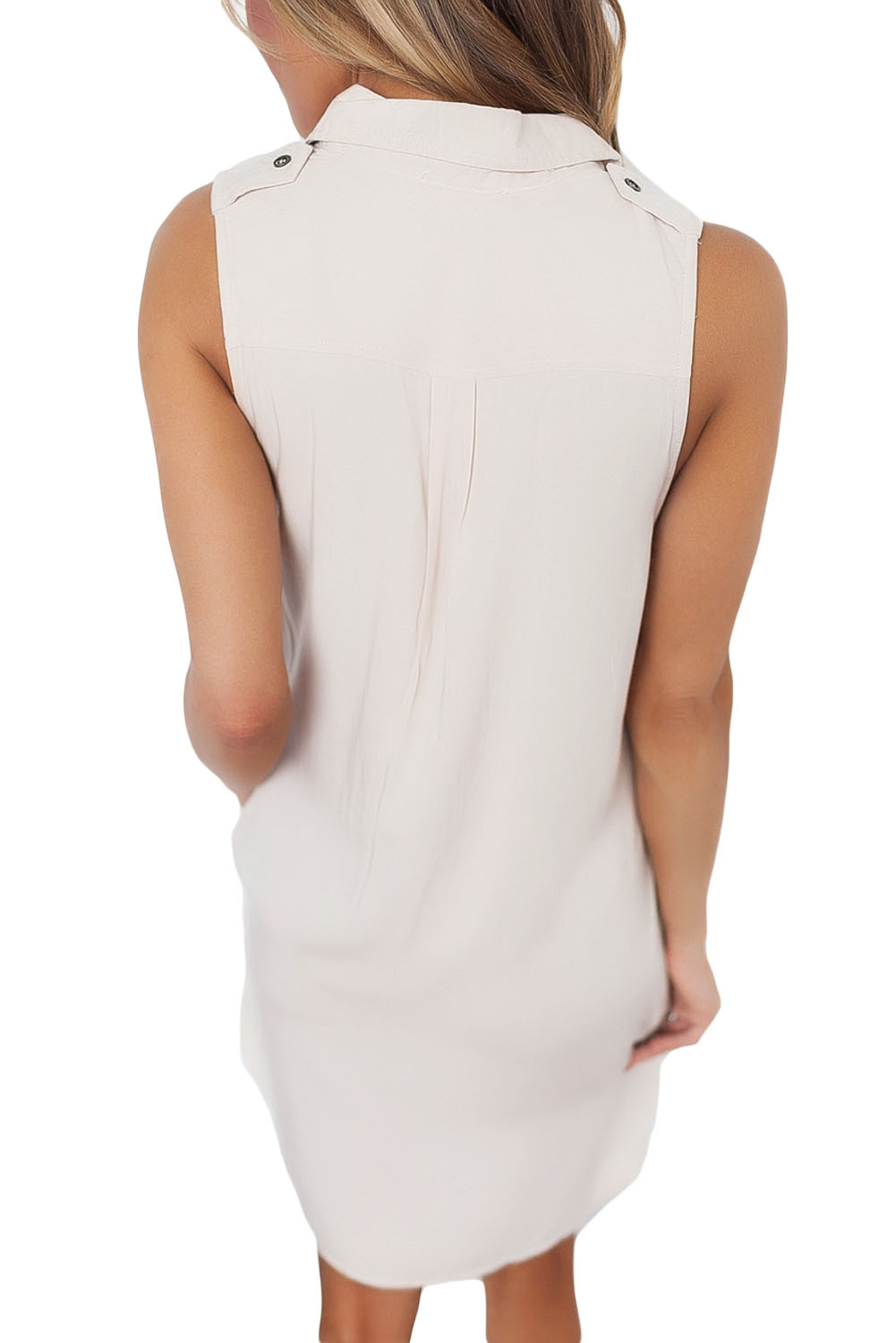 Creamy White Button Down Tunic