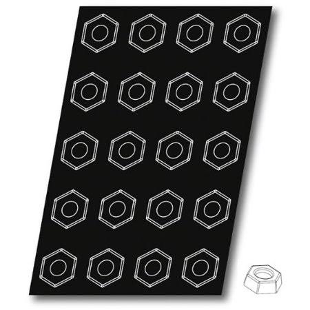 Demarle Flexipan, Hexagon 3.0 oz (90 ml), 20 Cavities