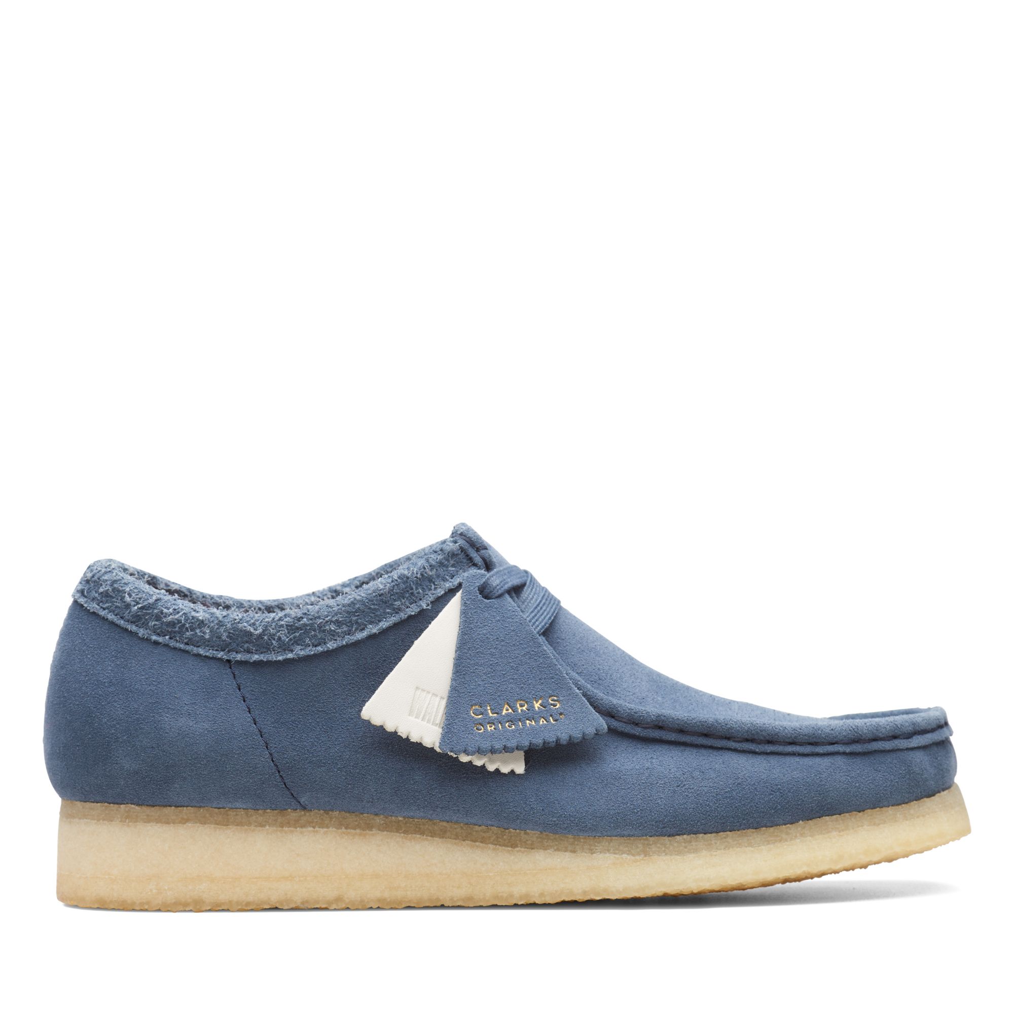 Men  Wallabee Blue Suede