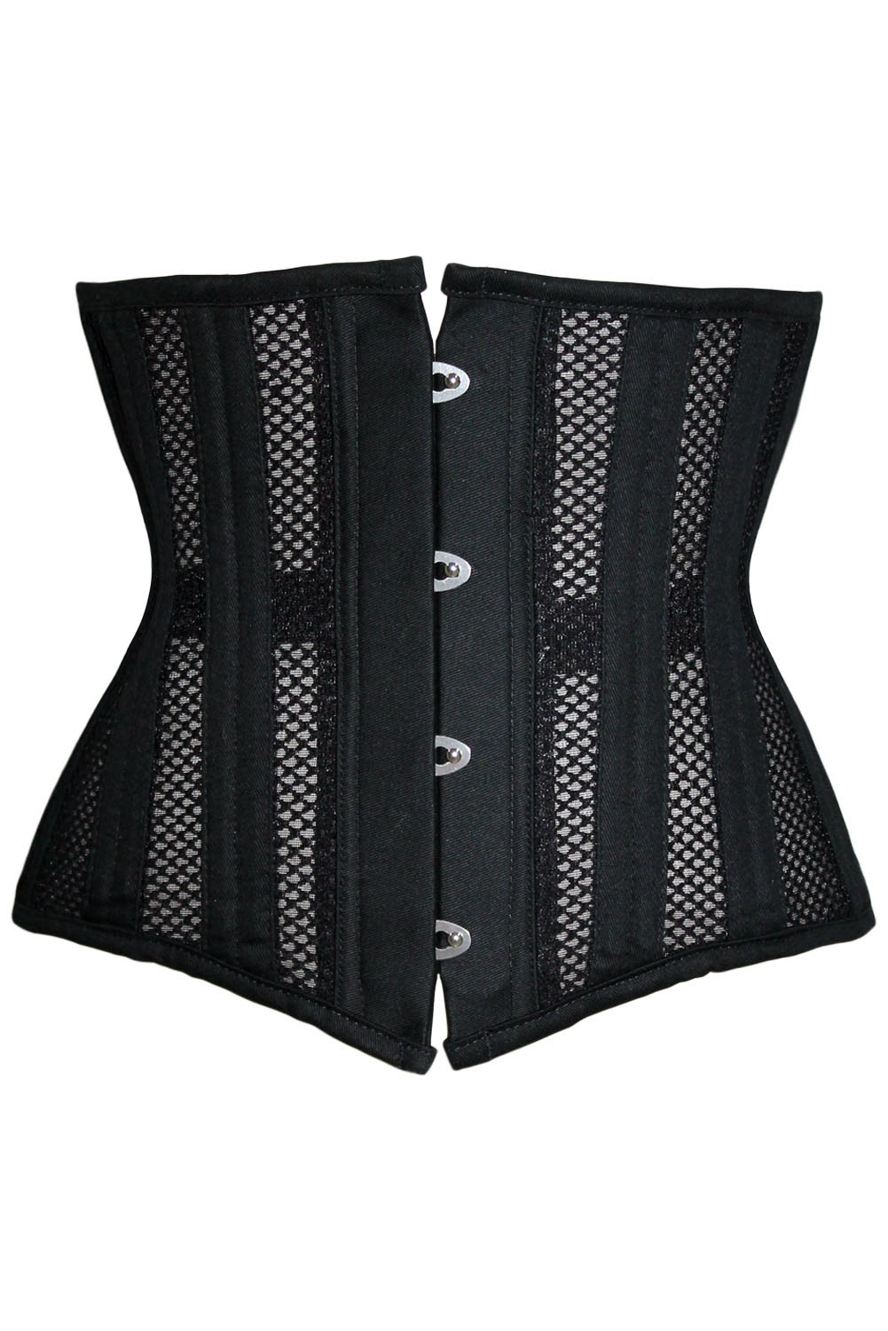24 Steel Bone Support Mesh Hollow Out Waist Cincher