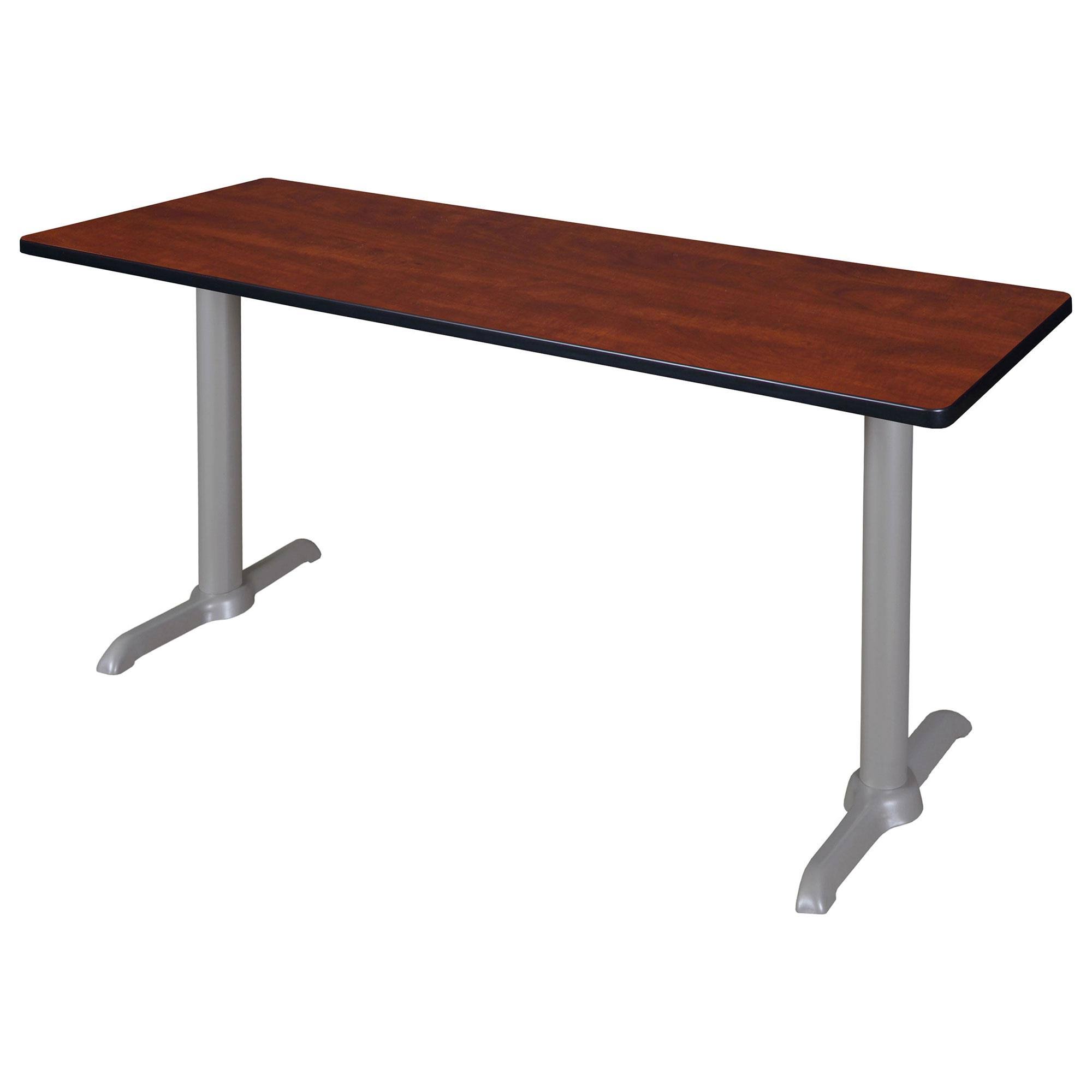 Regency MVTRCT6624CHGY 66 x 24 in. Via Training Table - Cherry Grey