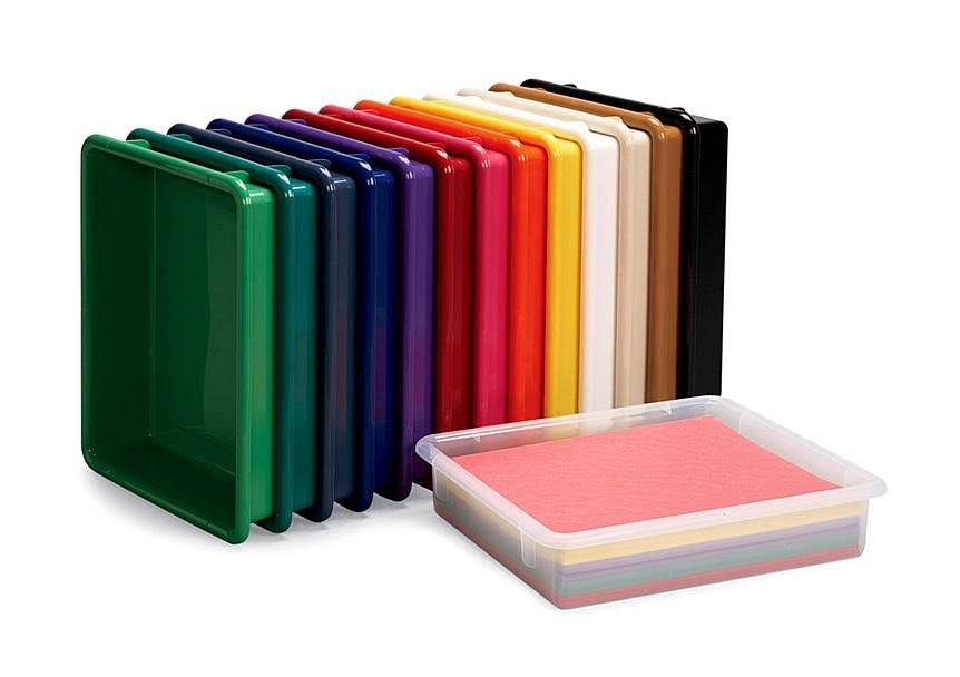 Rainbow Accents Paper Cubbie Mobile Storage
